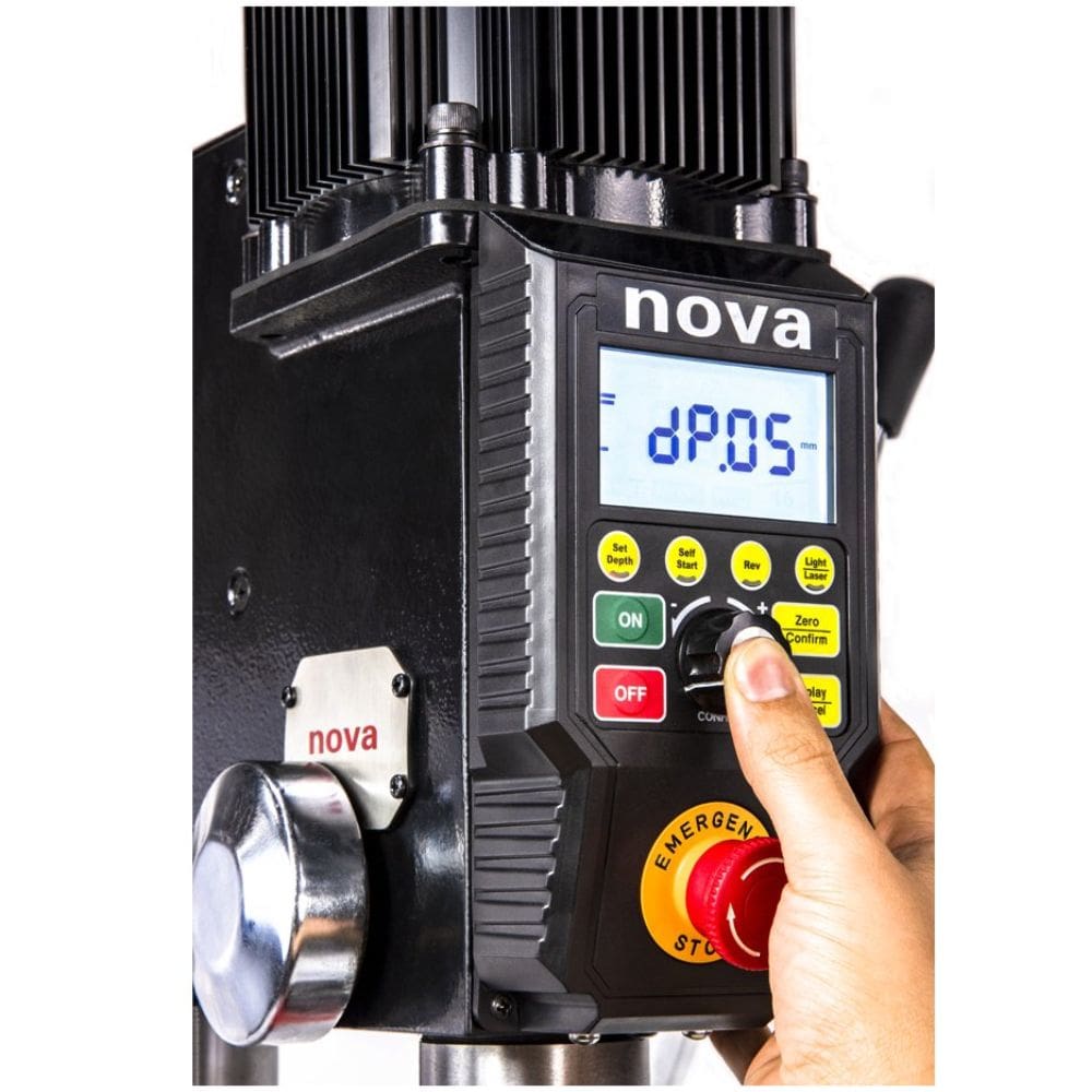Nova_Viking_16_Inch_DVR_Benchtop_Floor_Drill_Press_Display.