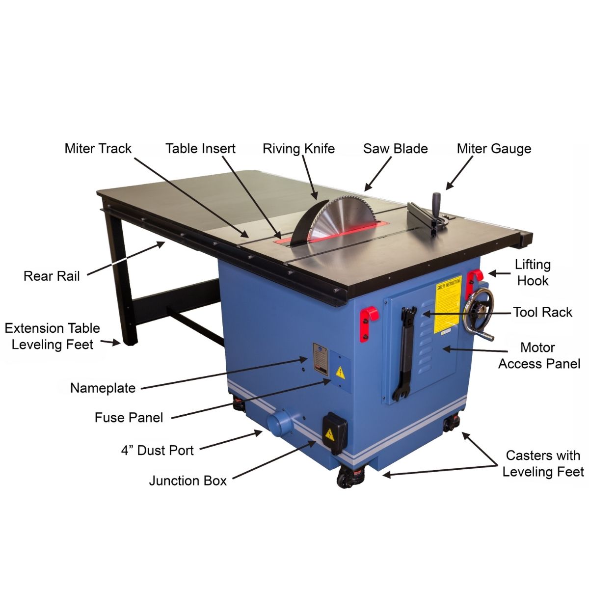 Oliver 4065 14 Inch Table Saw