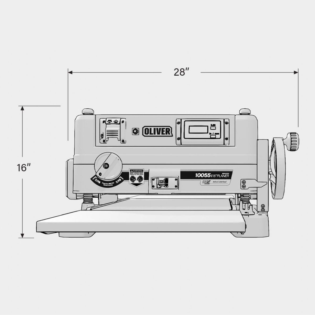 Oliver 10055 15 inch Planer Workstation Package