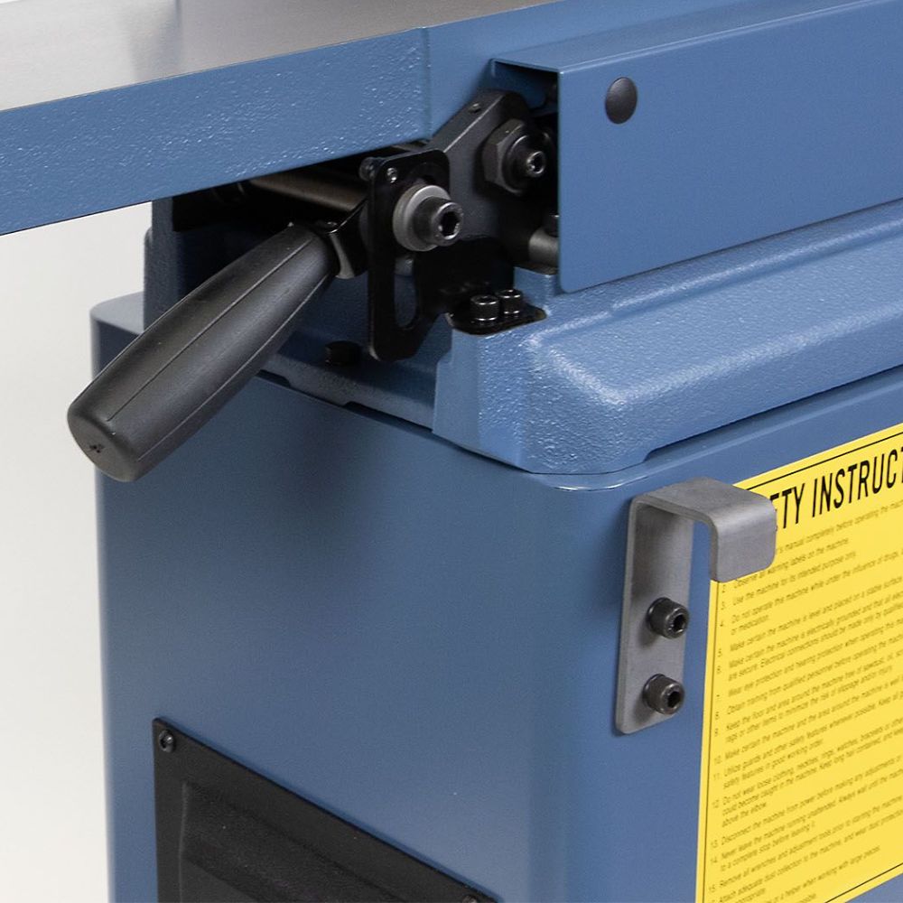 Oliver Machinery 8 in Parallelogram Jointer with HCX Helical Cutterhead - switch