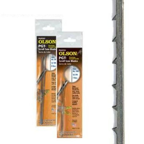 Olson PGT Precision Ground Tooth Skip Reverse Tooth Scroll Saw Blades