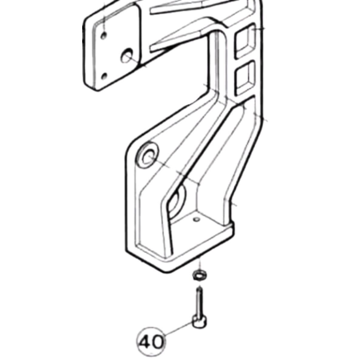 Polymax Part Number 040 : SCREW M8X35