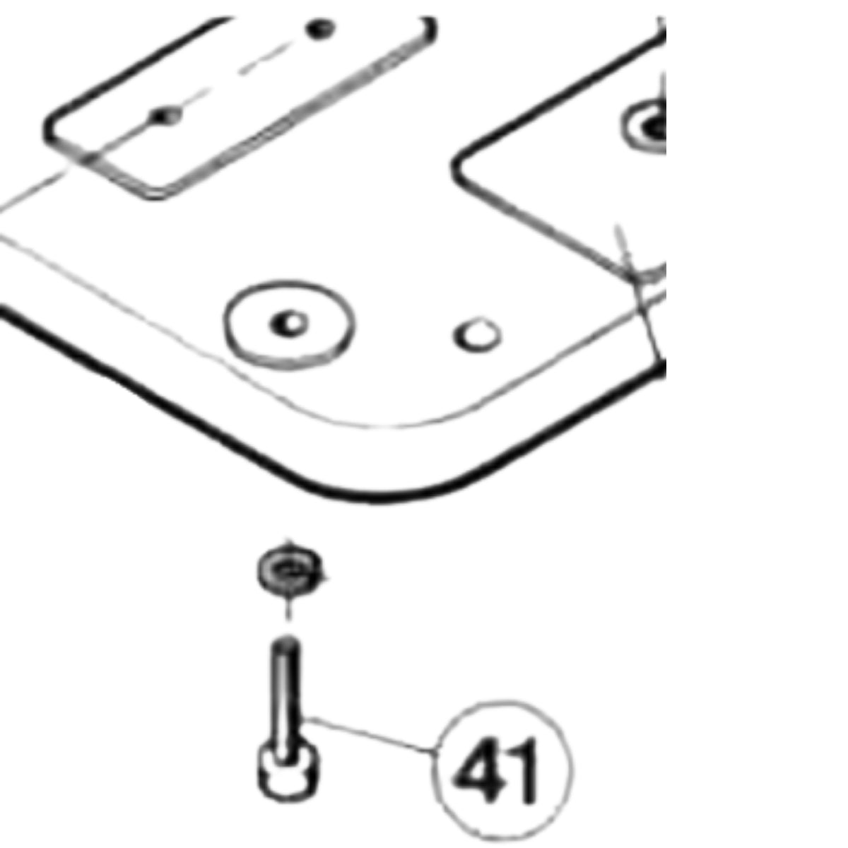 Polymax Part Number 041 : SCREW, M8X30