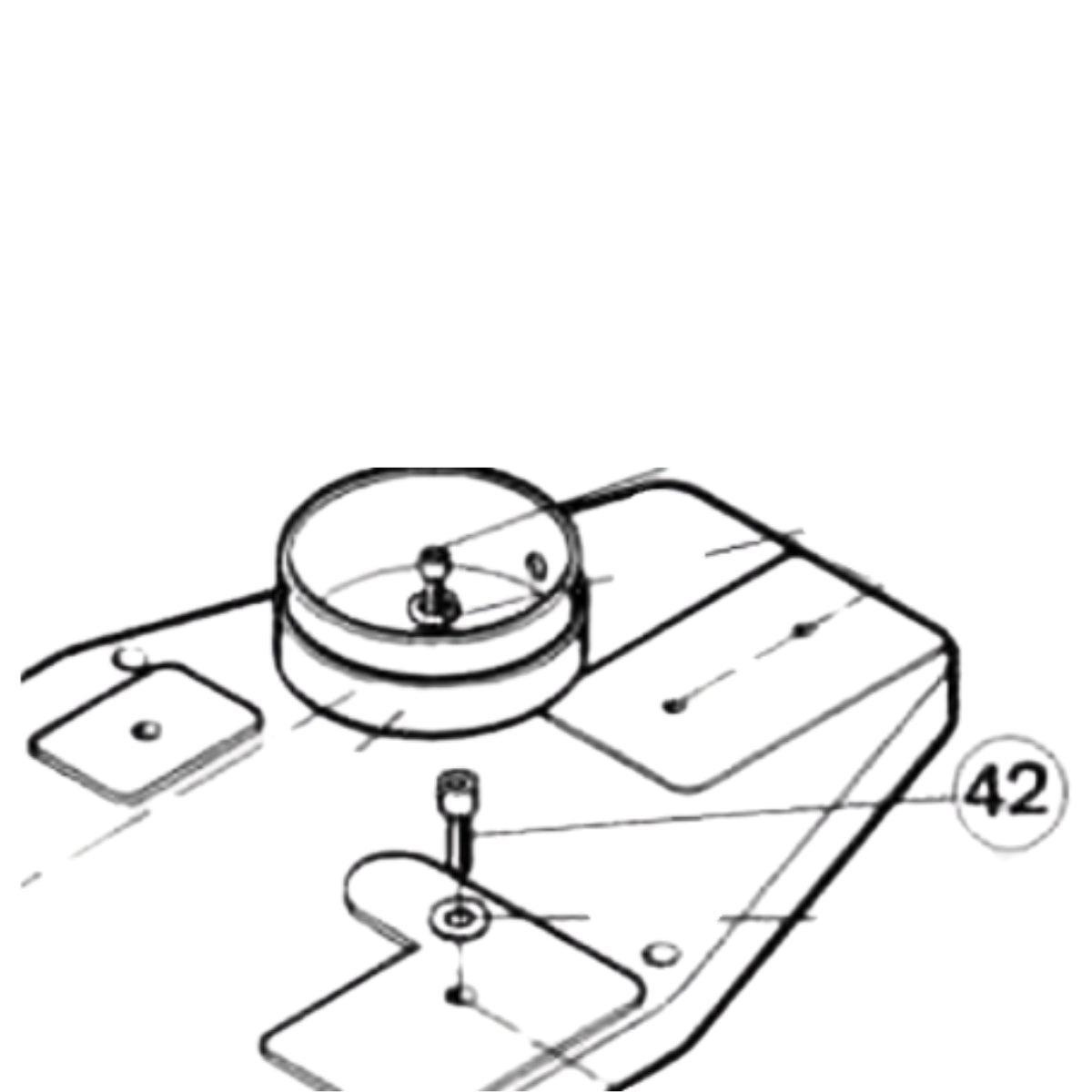 Polymax Part Number 042 : MOTOR RELEASE LEVER - P3