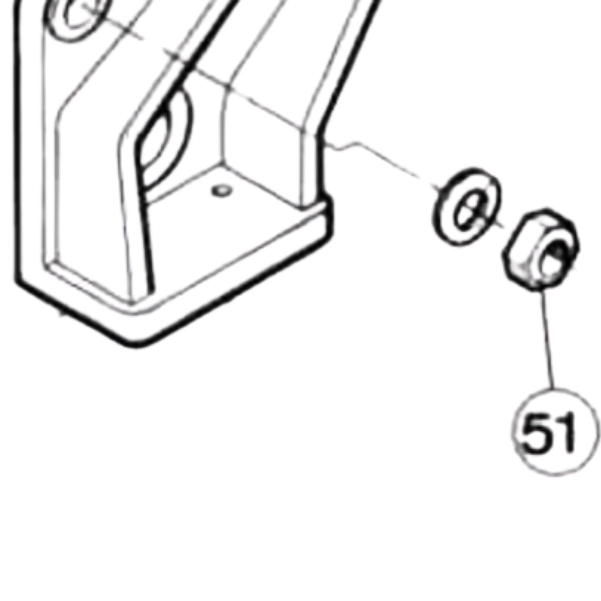Polymax Part Number 051 : NUT, M16