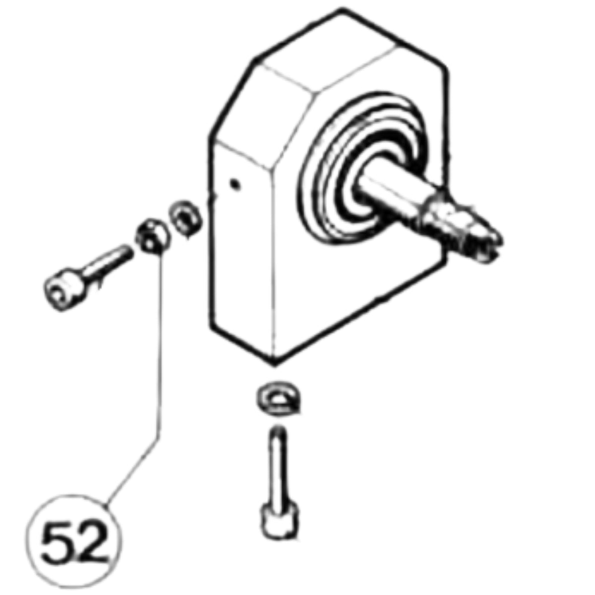 Polymax Part Number 052 : NUT, M6