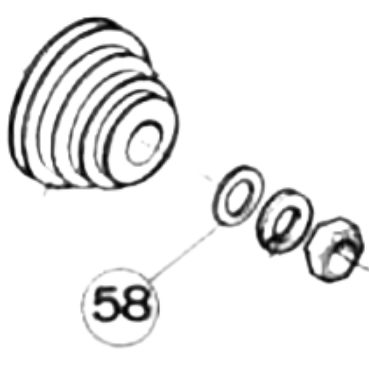 Polymax Part Number 058 : WASHER A6