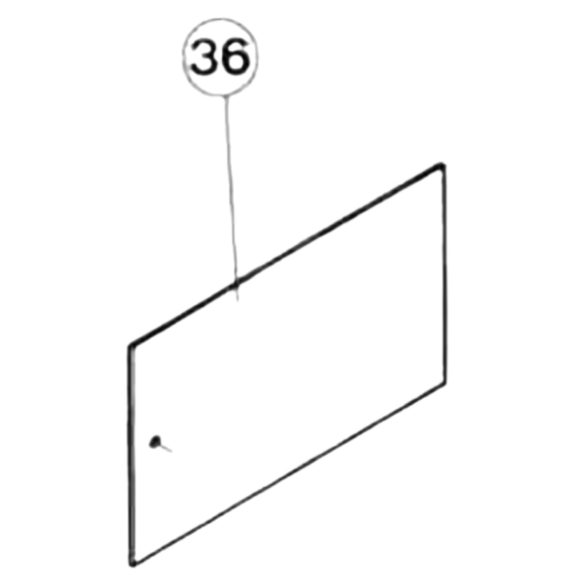 Polymax Part Number 036 : COVER PLATE