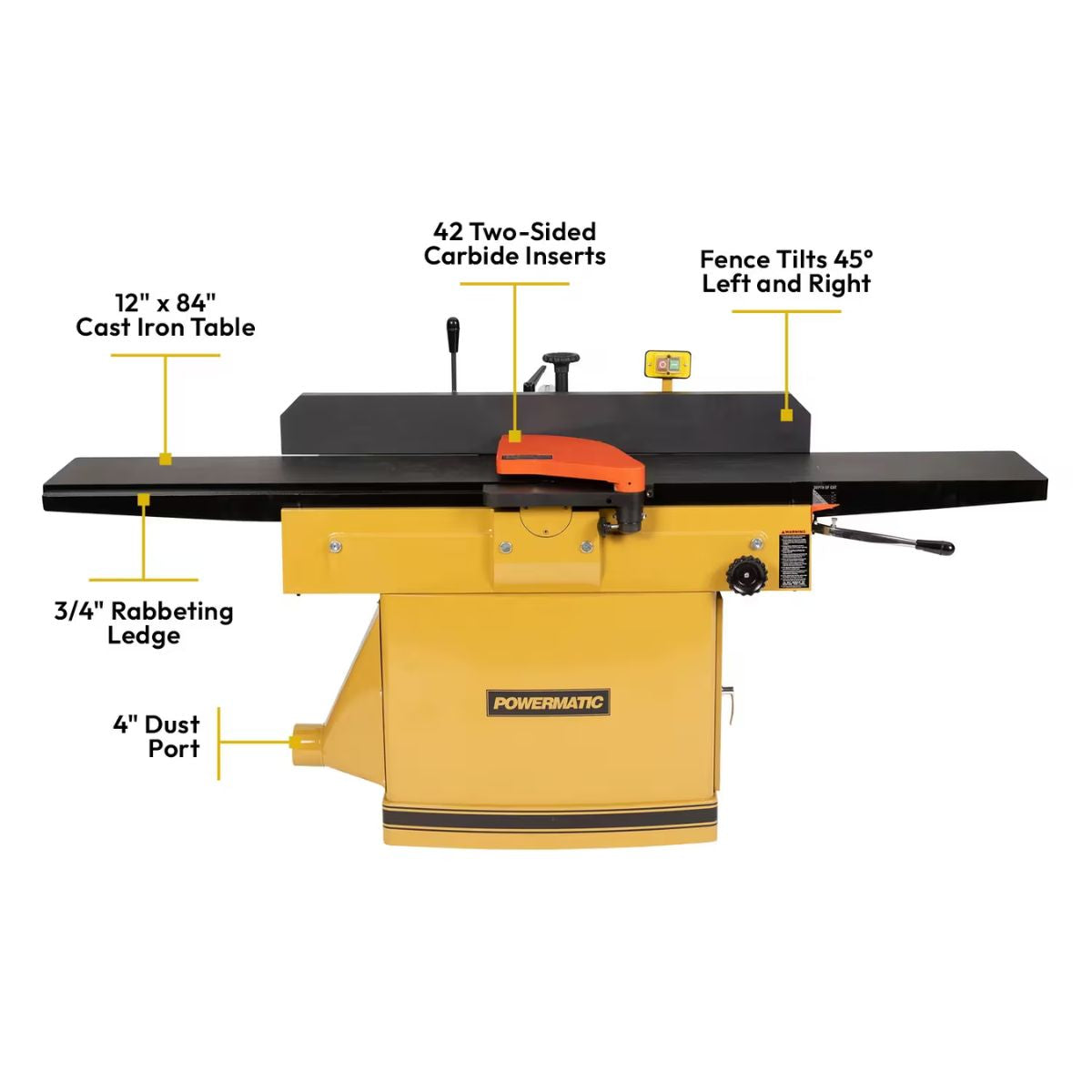 Powermatic PJ1696 16" Parallelogram Jointer