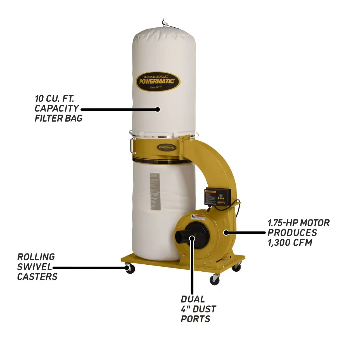 Powermatic PM1300TX Turbo Cone Dust Collector