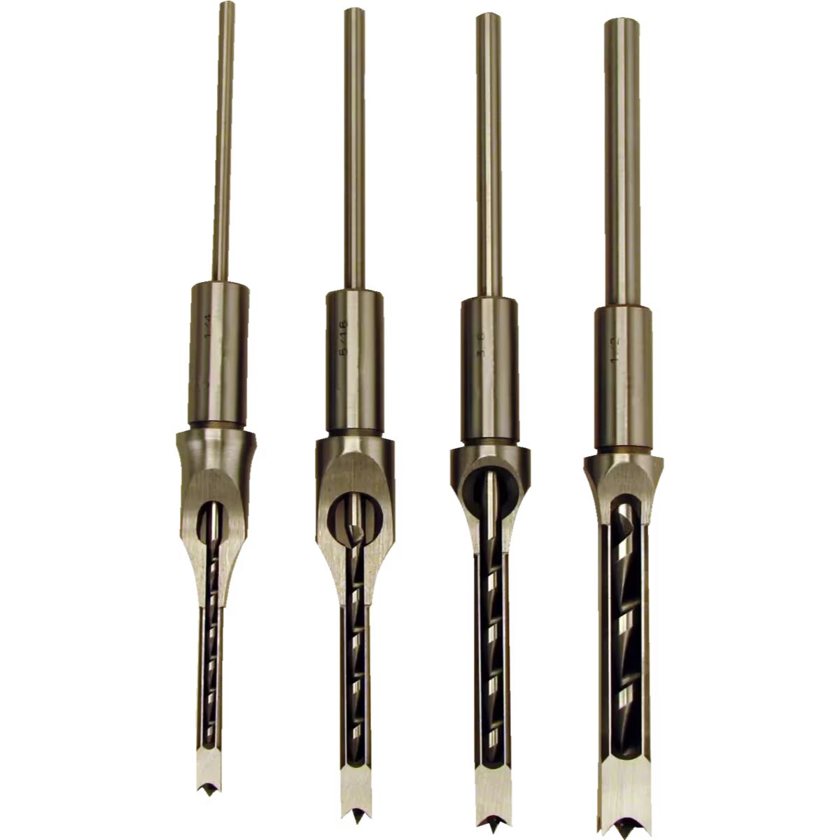 Powermatic Premium Mortise Chisel & Bit Set (4 Piece)