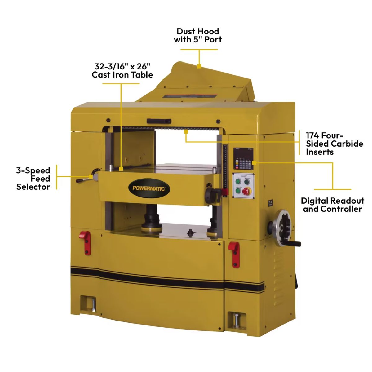 Powermatic WP2510 25" Planer
