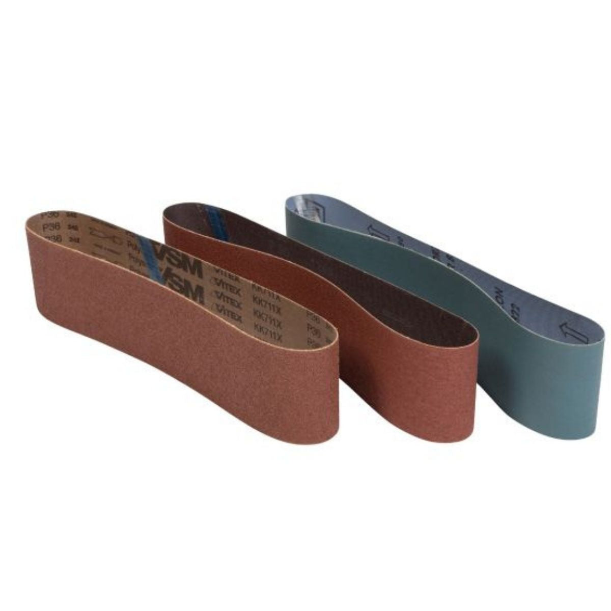 JET 4" × 36" Abrasive Belt Sets for Belt & Disc Sanders (3-Pack)