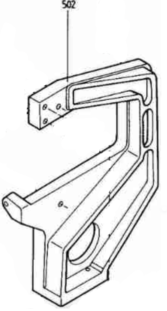 M18-V/M18-S Part Number 502 : C FRAME,18S<300700,18V<409100