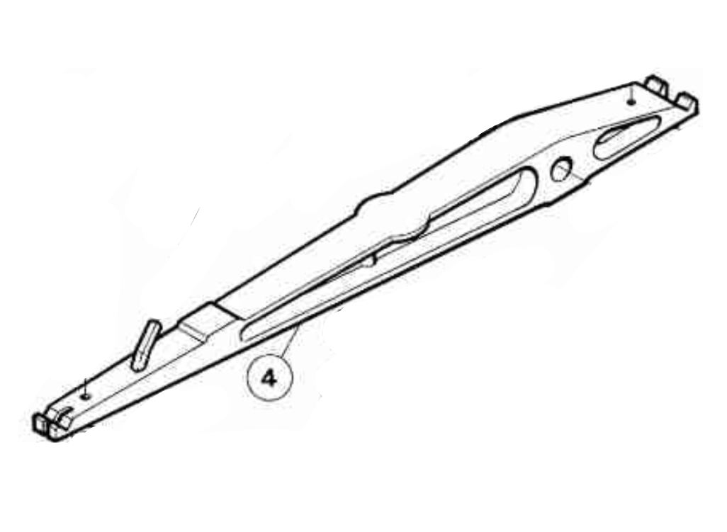 M14-E/M2 PART NUMBER 004Y : UPPER ARM YELLOW