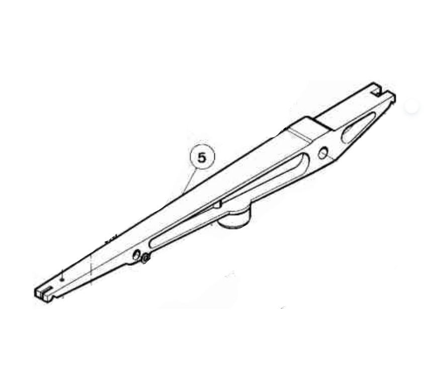 M14-E/M2 PART NUMBER 005Y : LOWER ARM YELLOW
