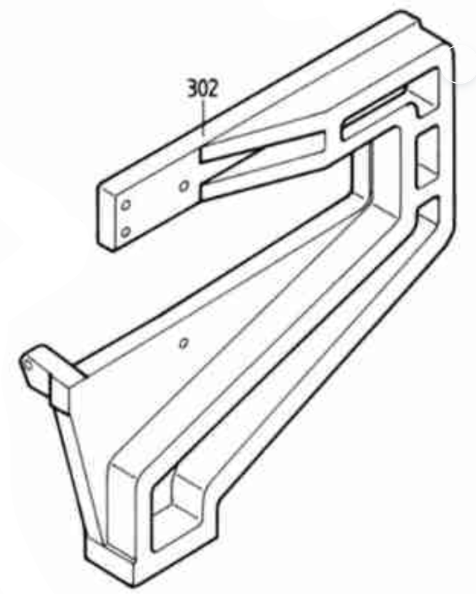 M22-V PART NUMBER 302 : C-FRAME