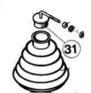 Polymax Part Number 031 : BELLOWS PLUG