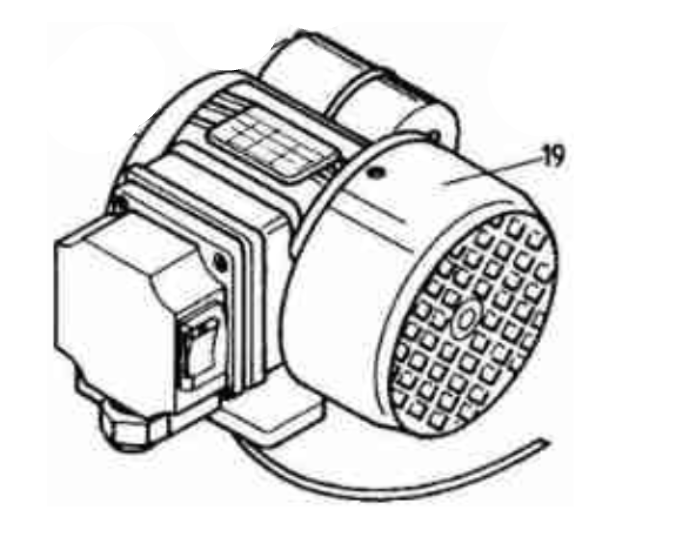 M18-V/M18-S Part Number 019 : SINGLE SPEED MOTOR FOR 18s