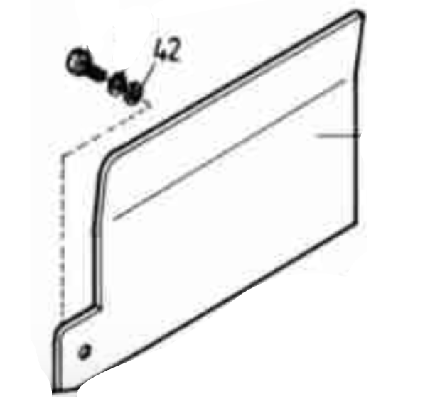 HEGNER PART NUMBER 042 : WASHER, M4