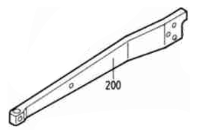 M22-V/M22-S PART NUMBER 200 : HOLD DOWN ARM
