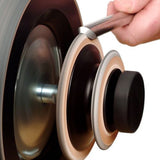 Tormek LA-120 Profiled Leather Honing Wheel