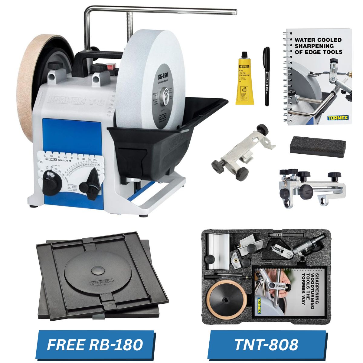 Tormek T-8 Woodturner's Kit