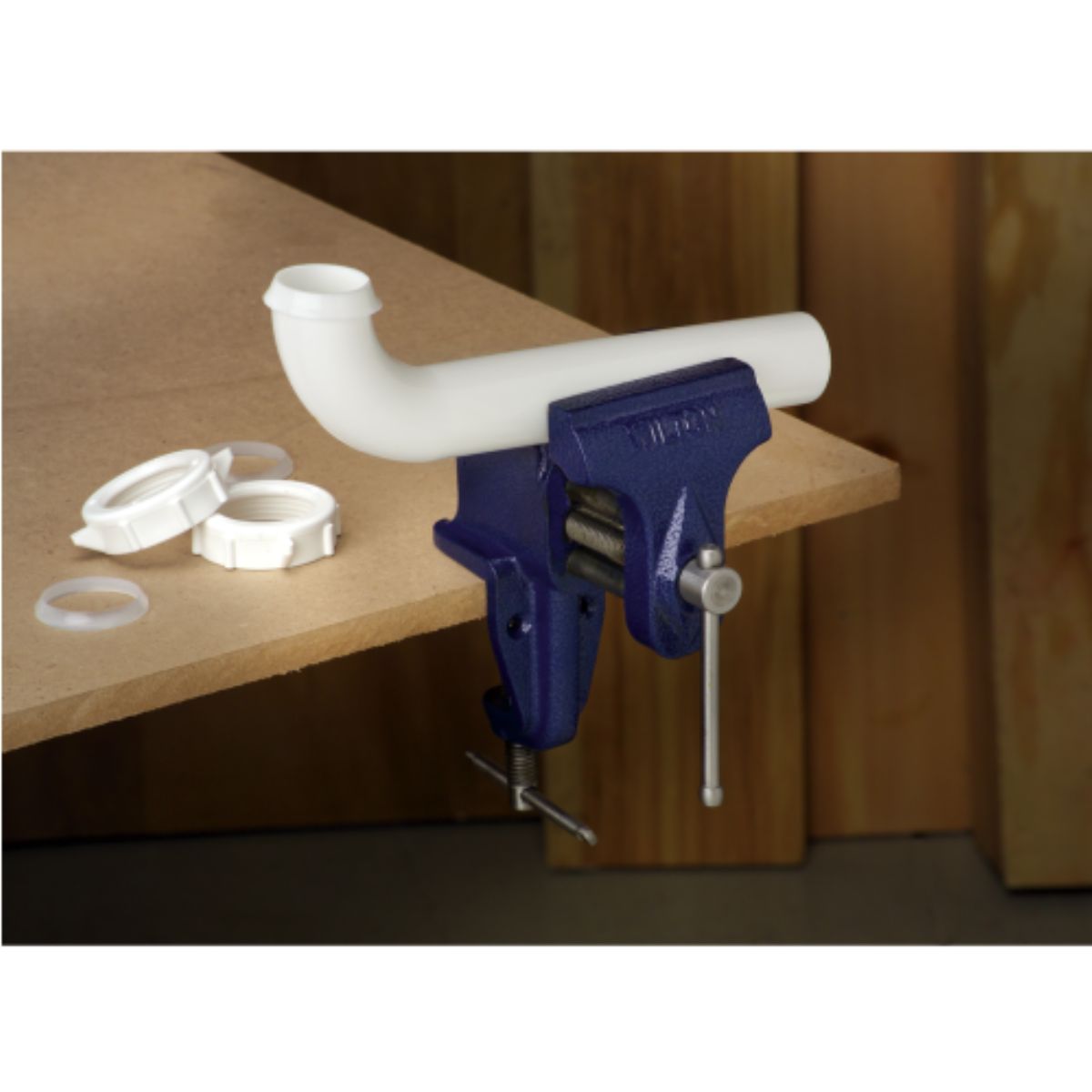 Wilton 150 3" Clamp-On Stationary Bench Vise