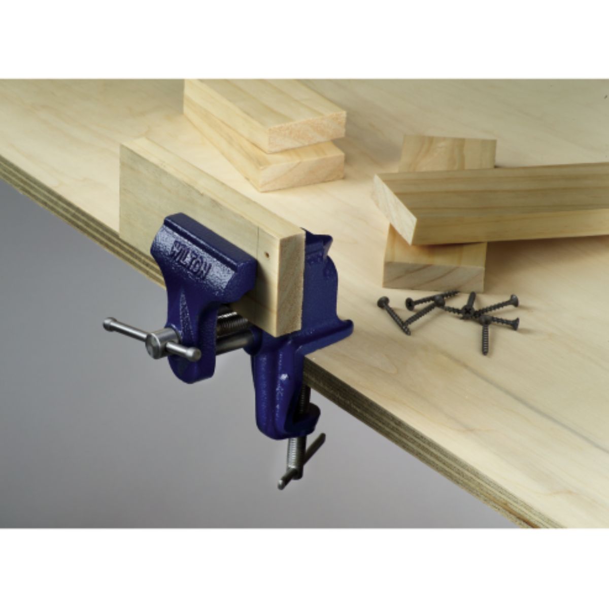 Wilton 150 3" Clamp-On Stationary Bench Vise