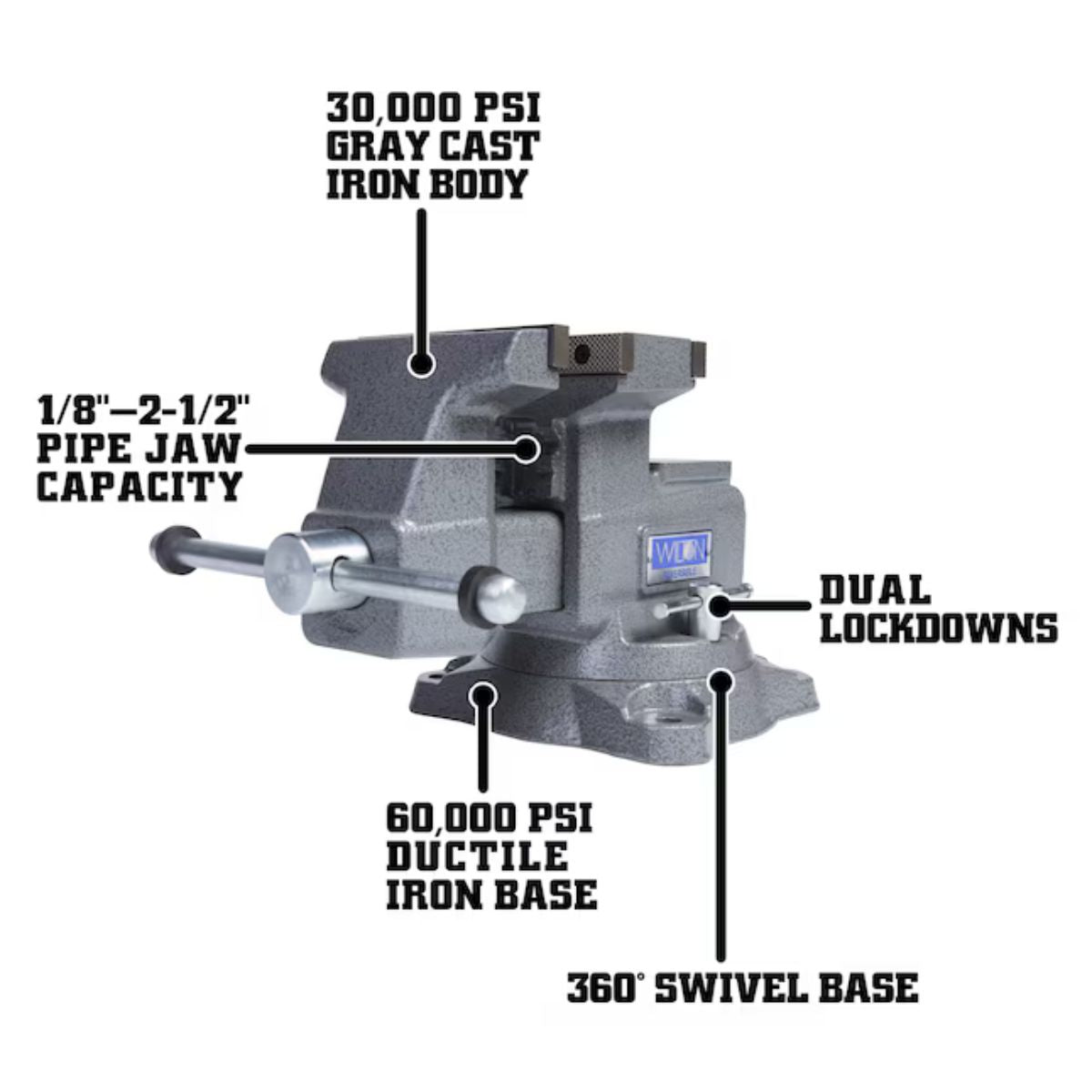 Wilton 4550R 5-1/2" Reversible Bench Vise
