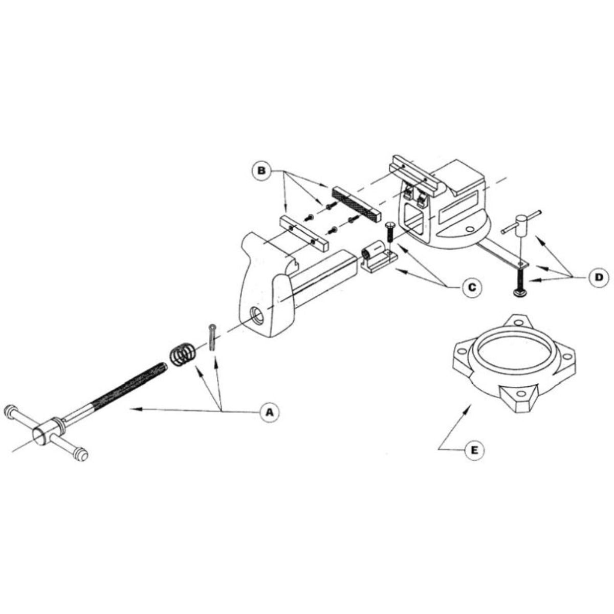 Wilton WS5 5" Shop Bench Vise