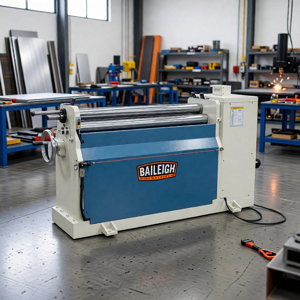 Baileigh PR-409 48" Hydraulic Plate Roll — 9 Gauge