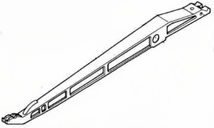 M18-V/M18-S Part Number 204 : UPPER ARM WITHOUT QUICKLOCK