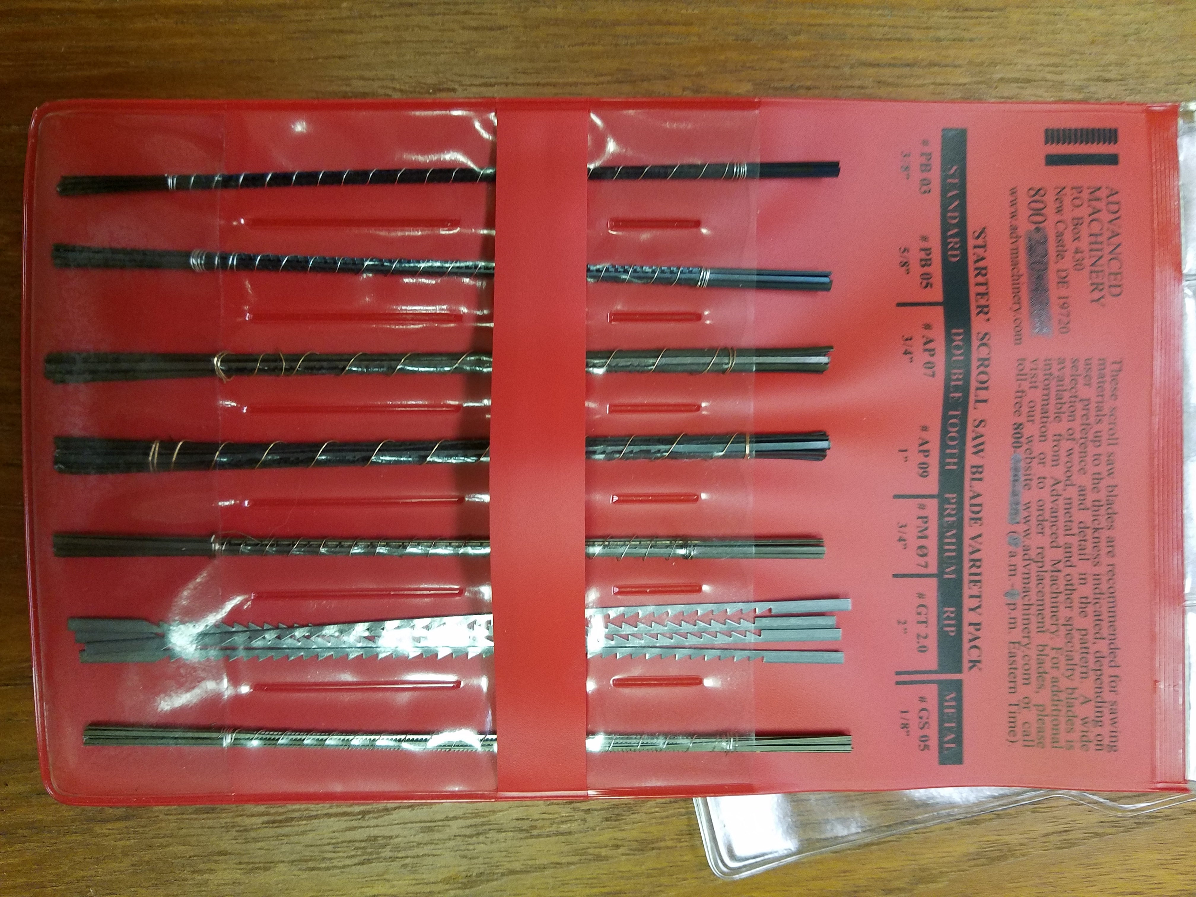 Specials : ScrollAmerica Scroll Saw Blade Assortments