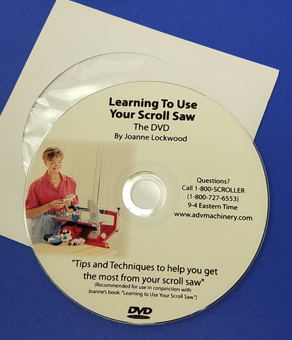 LEARNING TO USE YOUR SCROLL SAW, DVD - JOANNE LOCKWOOD