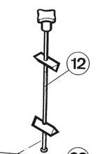 Multimax3/Multimax25 Part Number 012 : TENSION ROD