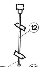 M18-V/M18-S Part Number 012 : TENSION ROD M14/M18