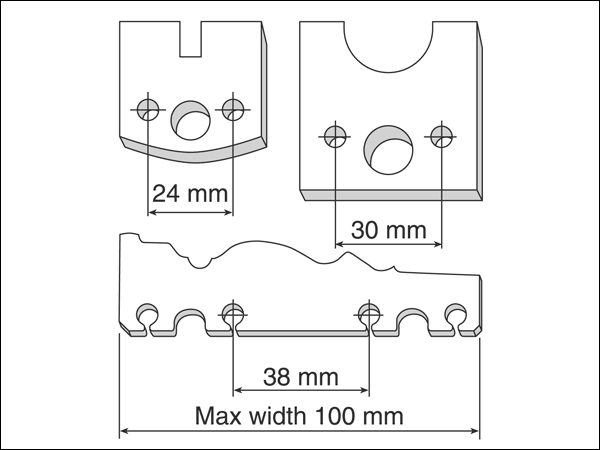 Tormek SVP-80 Moulding Knife Jig